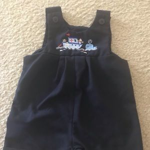 6-9 months nautical onesie